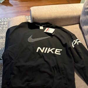 Nike Black and White Logo Sweatshirt